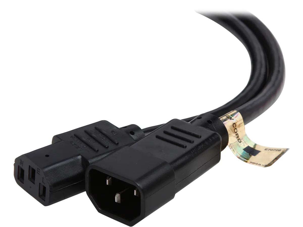 Tripp Lite Tripp Lite P004-006-13A 6 ft C14 to C13 computer power adapter cord — product photo
