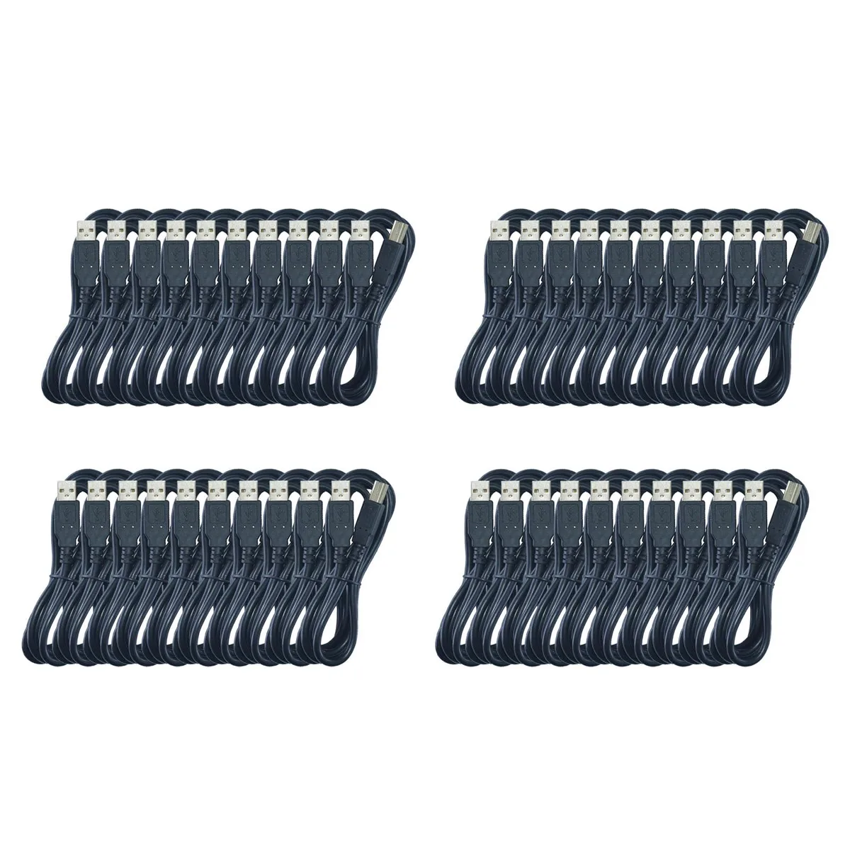 LetLinkSo LetLinkSo USB 2.0 A-to-B Printer Cable 5 ft 40-Pack — product photo