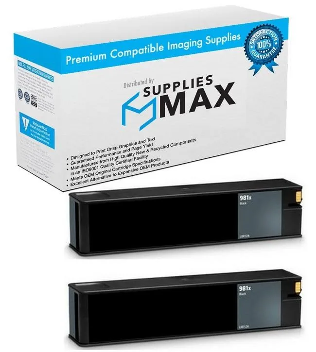 SuppliesMax SuppliesMax HP L0R12AD Black Inkjet 2 Pack 11000 Pages — product photo