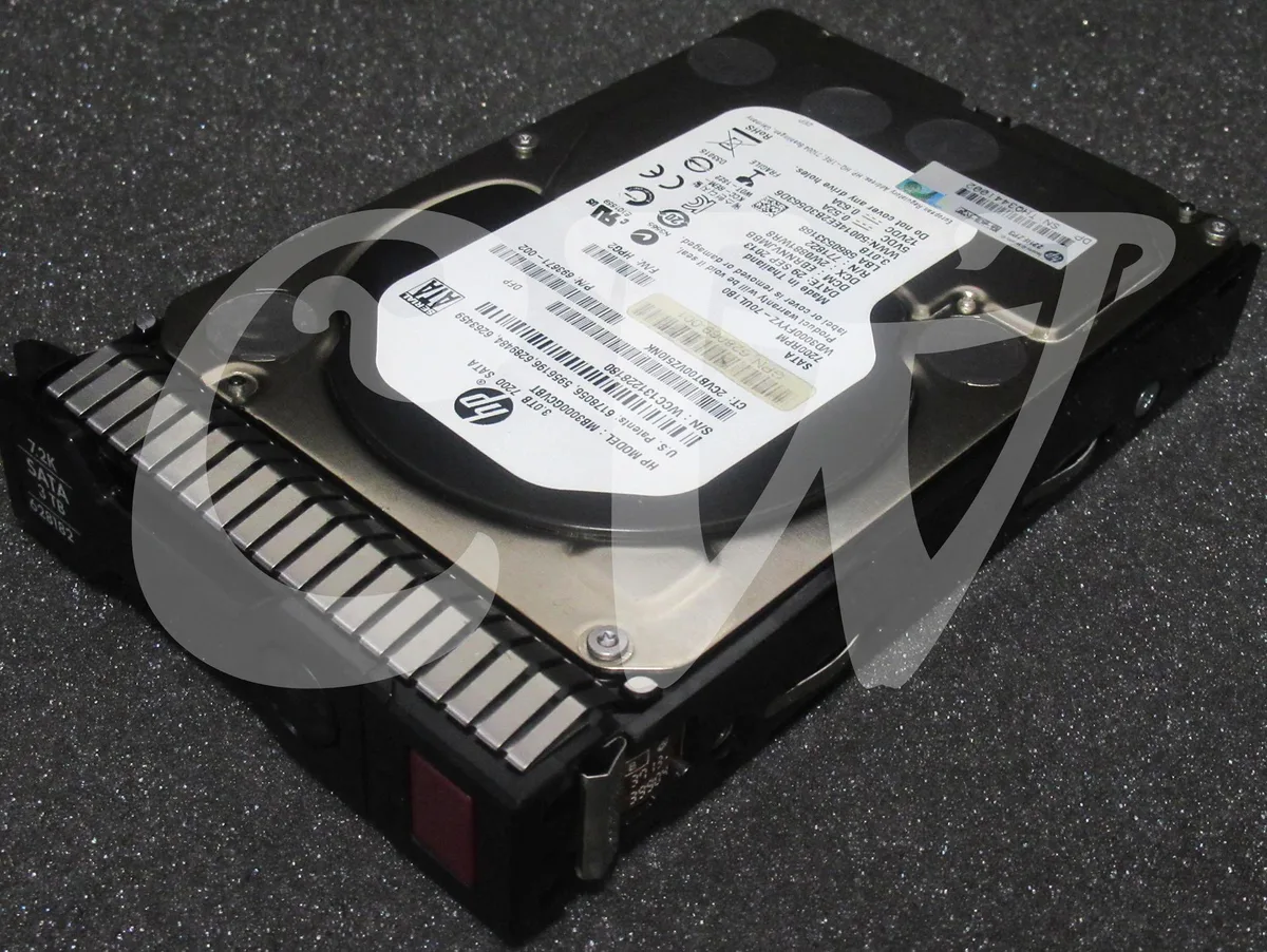 HP HP MB3000GCVBT 3TB 7200RPM 3.5" SATA internal hard drive with Smart Carrier — product photo