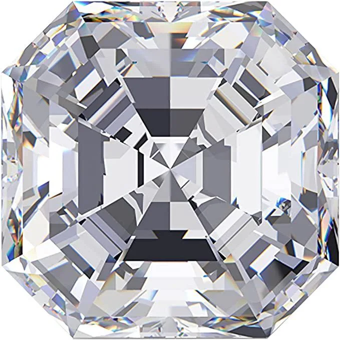 FuigeBach FuigeBach Moissanite Loose Stone Asscher D VVS1 1.0 carats — product photo