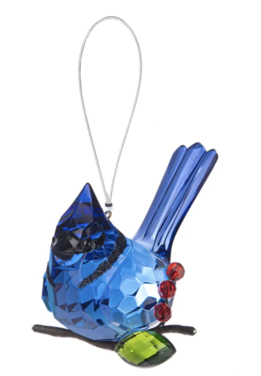 Ganz Ganz Elegant Holly Berry Blue Jay Ornament 288 — product photo