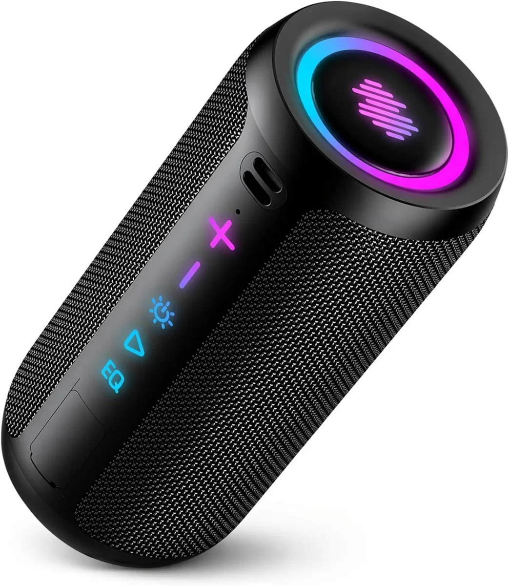  TIMU S11-3 portable speaker Bluetooth 5.4 24H IPX7 RGB Deep Black — product photo