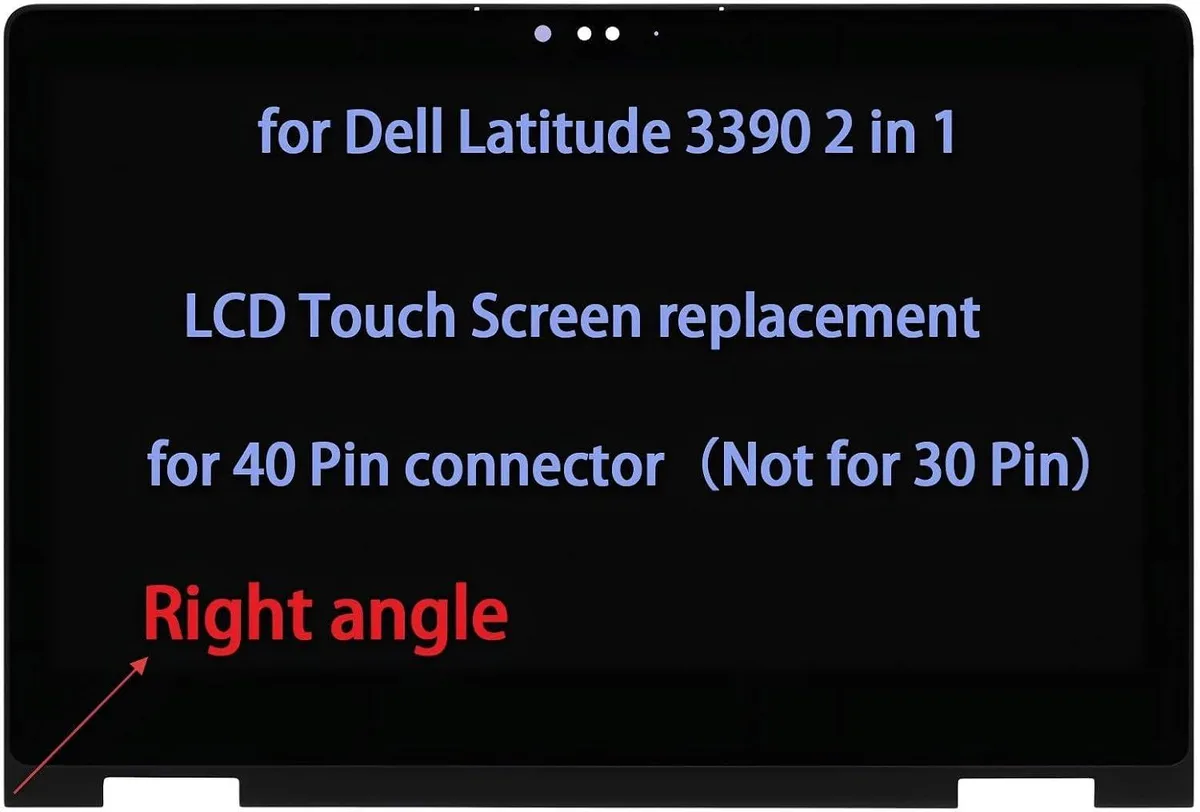 NUOLAISUN NUOLAISUN 13.3" FHD 1920x1080 40-Pin Touch Screen for Dell Latitude 3390 2-in-1 — product photo