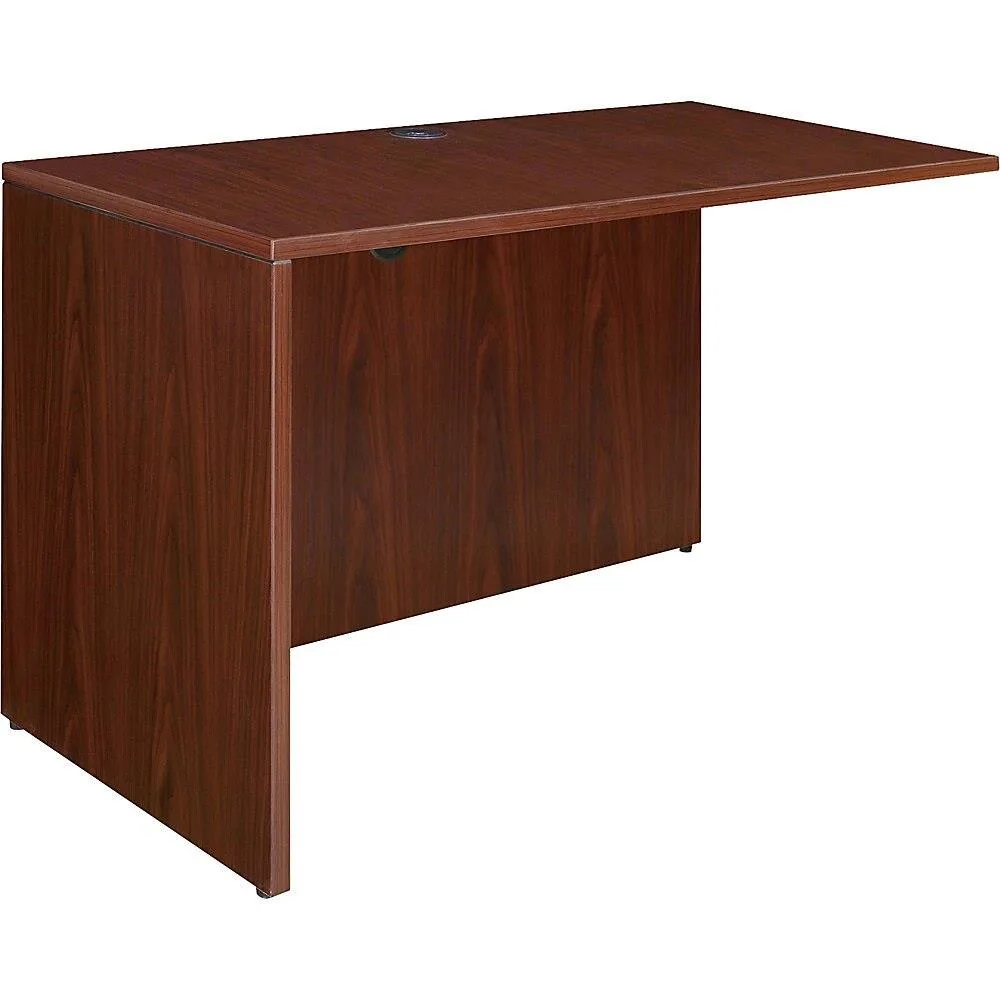 Lorell Lorell 69388 Rectangular Return Shell 42x24x29 Mahogany Office Furniture — product photo