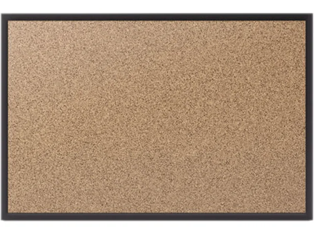Quartet Quartet 2301B Cork Bulletin Board 18 x 24 Black Frame — product photo