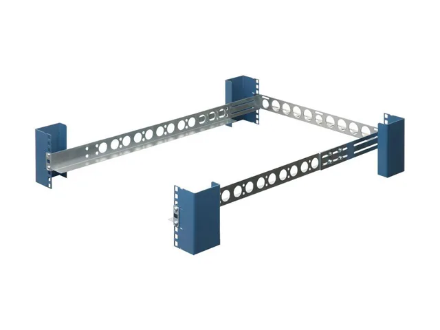 RackSolutions RackSolutions 1UKIT-109 1U universal rail 24" depth wirebar 10-31.5" adjustable 45 lb — product photo