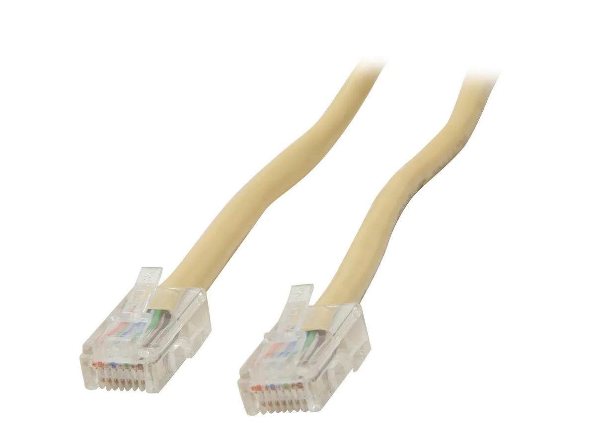 Belkin Belkin A3L791-02-YLW network ethernet cable Cat 5E 2 ft yellow — product photo