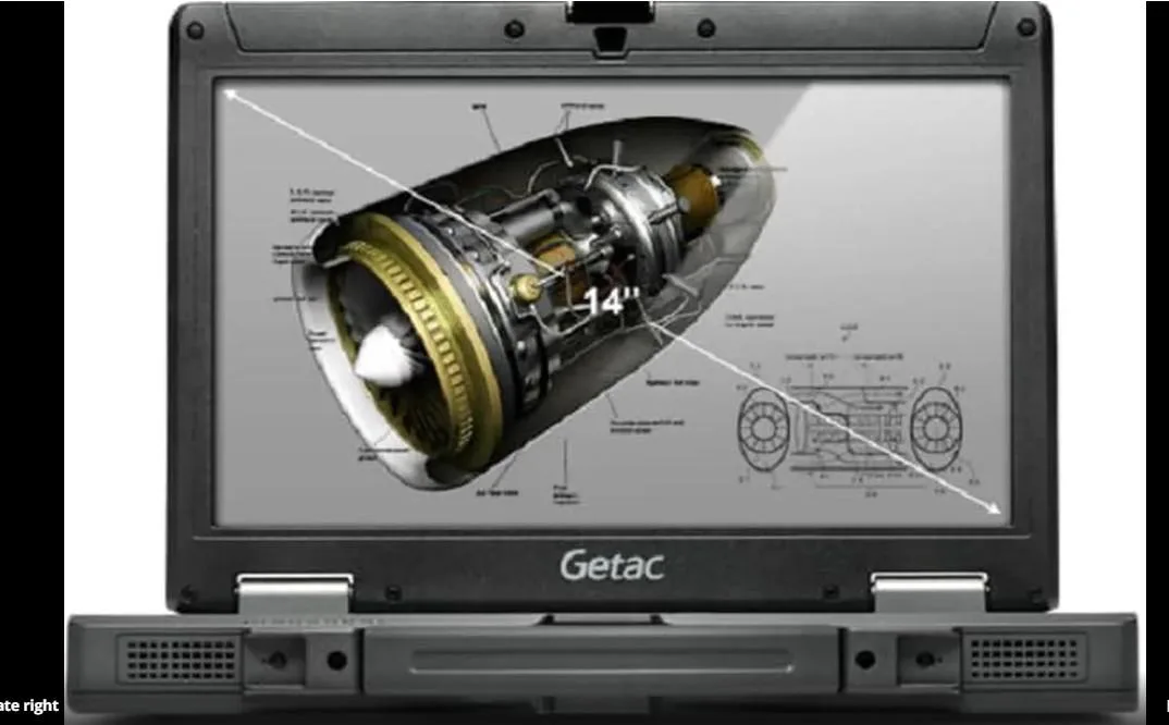 Getac, Inc Getac, Inc S400 G2 14" 1366x768 HD Semi Rugged laptop Intel Core i5-3320M 2.6GHz 4GB DDR3 128GB SSD — product photo