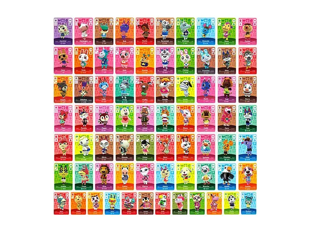 Corn Electronics Corn Electronics Animal Crossing 72P NFC Tag Cards Ocean Animals Green — product photo