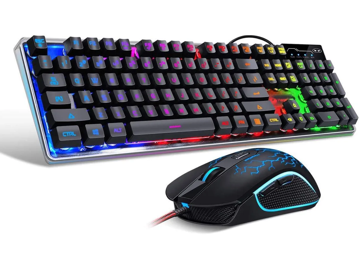 KEHIPI KEHIPI K1 Gaming Keyboard and Mouse Combo Black 104 Keys LED Backlight 800-3200 DPI — product photo