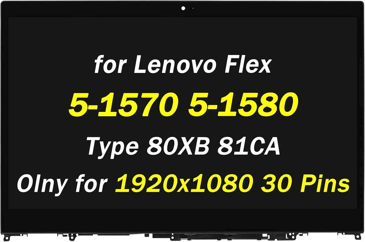 NUOLAISUN NUOLAISUN 15.6" FHD 1920x1080 Touch Screen for Lenovo Flex 5-1570 5-1580 — product photo