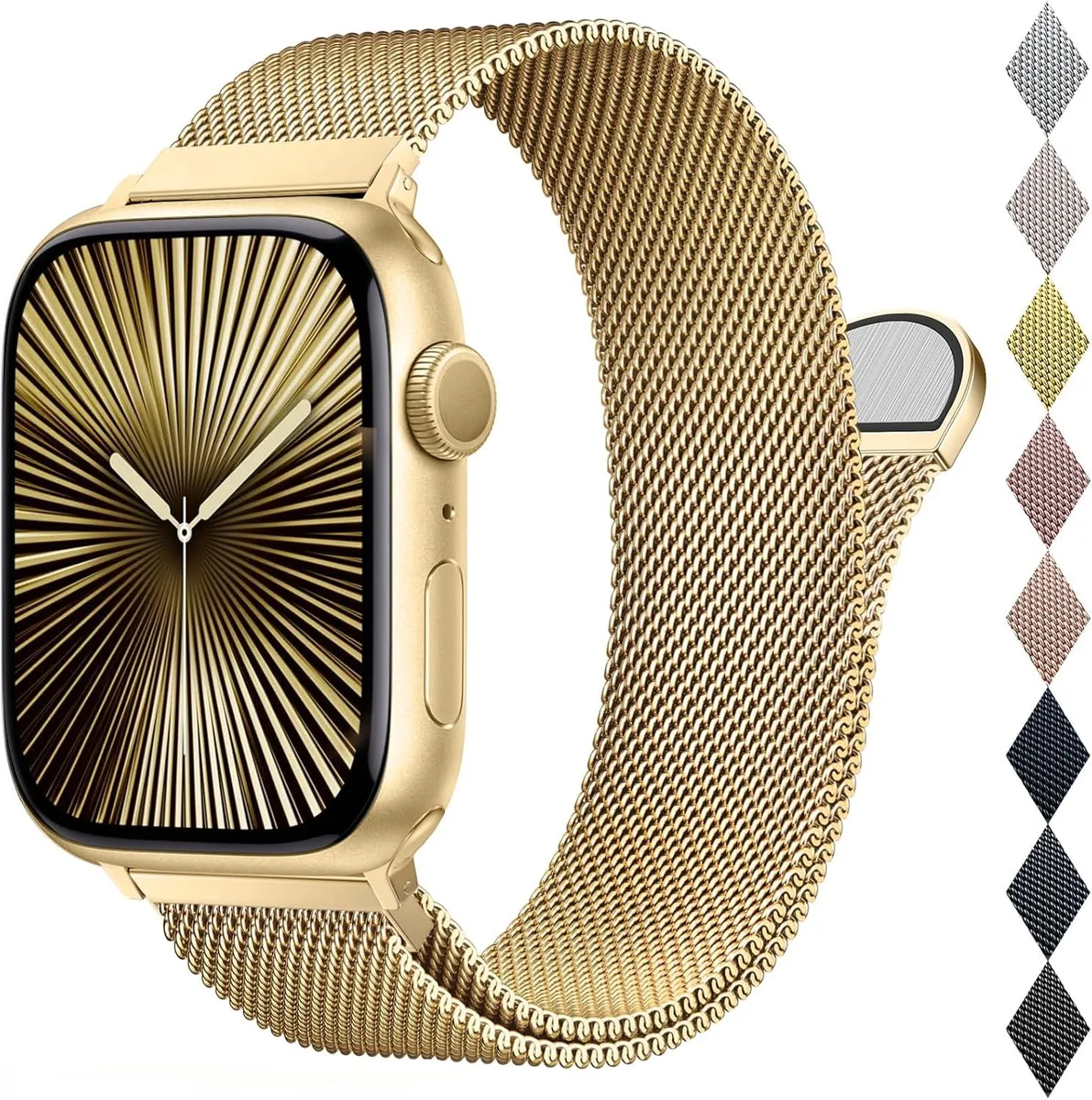 ETEIZU ETEIZU Mesh Metal Loop Watch Band 38/40/41/42mm Magnetic Clasp — product photo