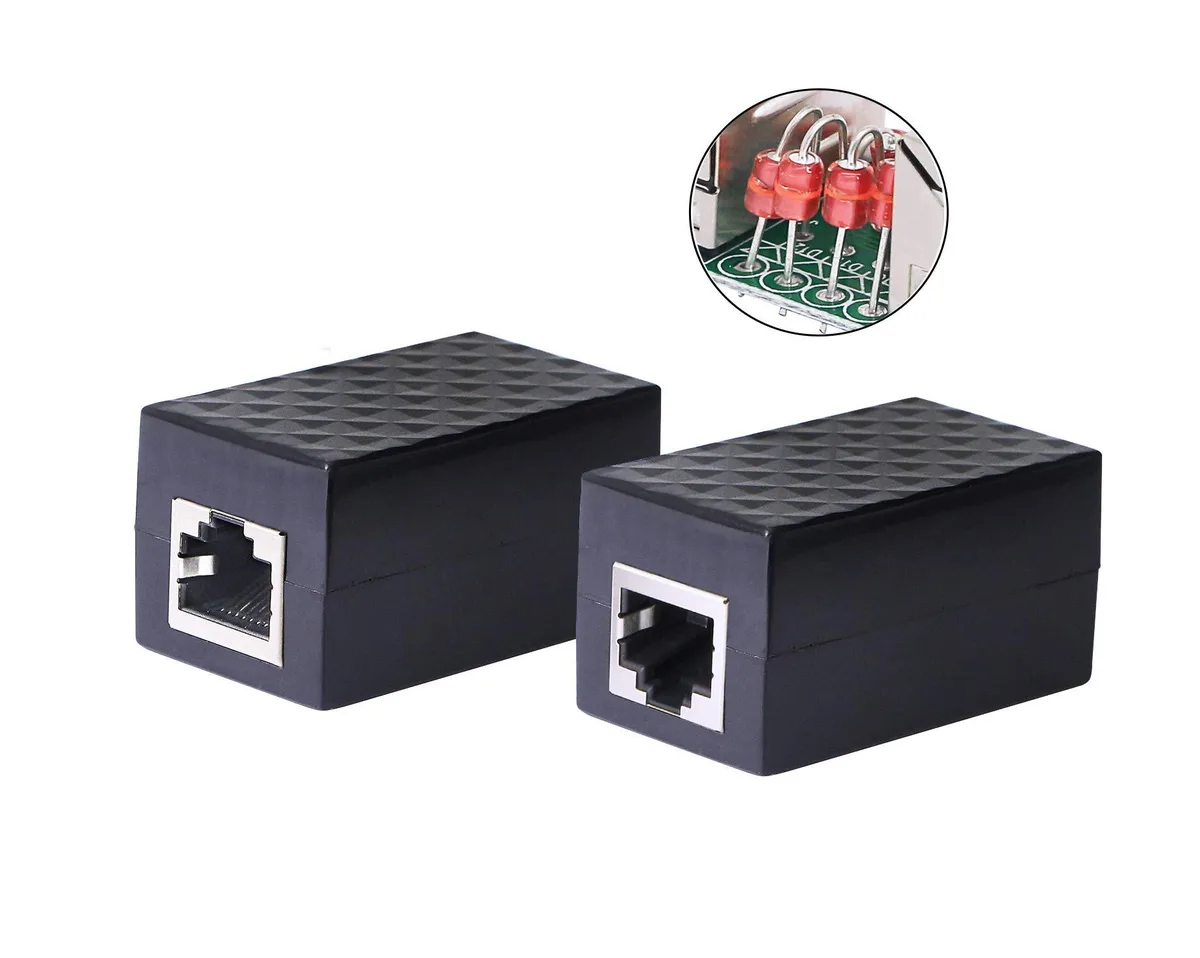 Vszerda Vszerda Ethernet Surge Protector RJ45 Coupler 2-Pack — product photo