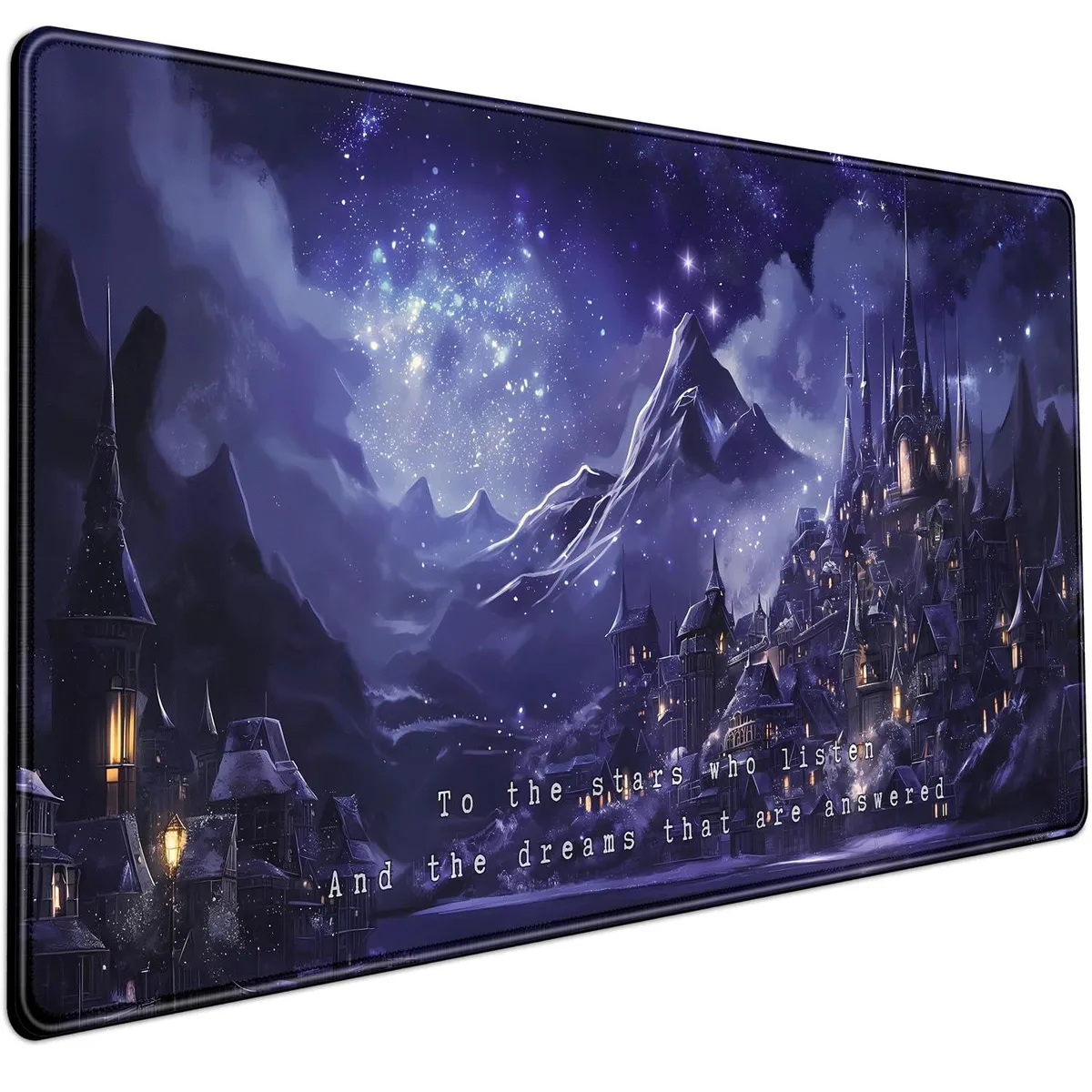 KEHIPI KEHIPI fd687678 Starry Sky Castle desk mat 31.5 x 15.8 in — product photo