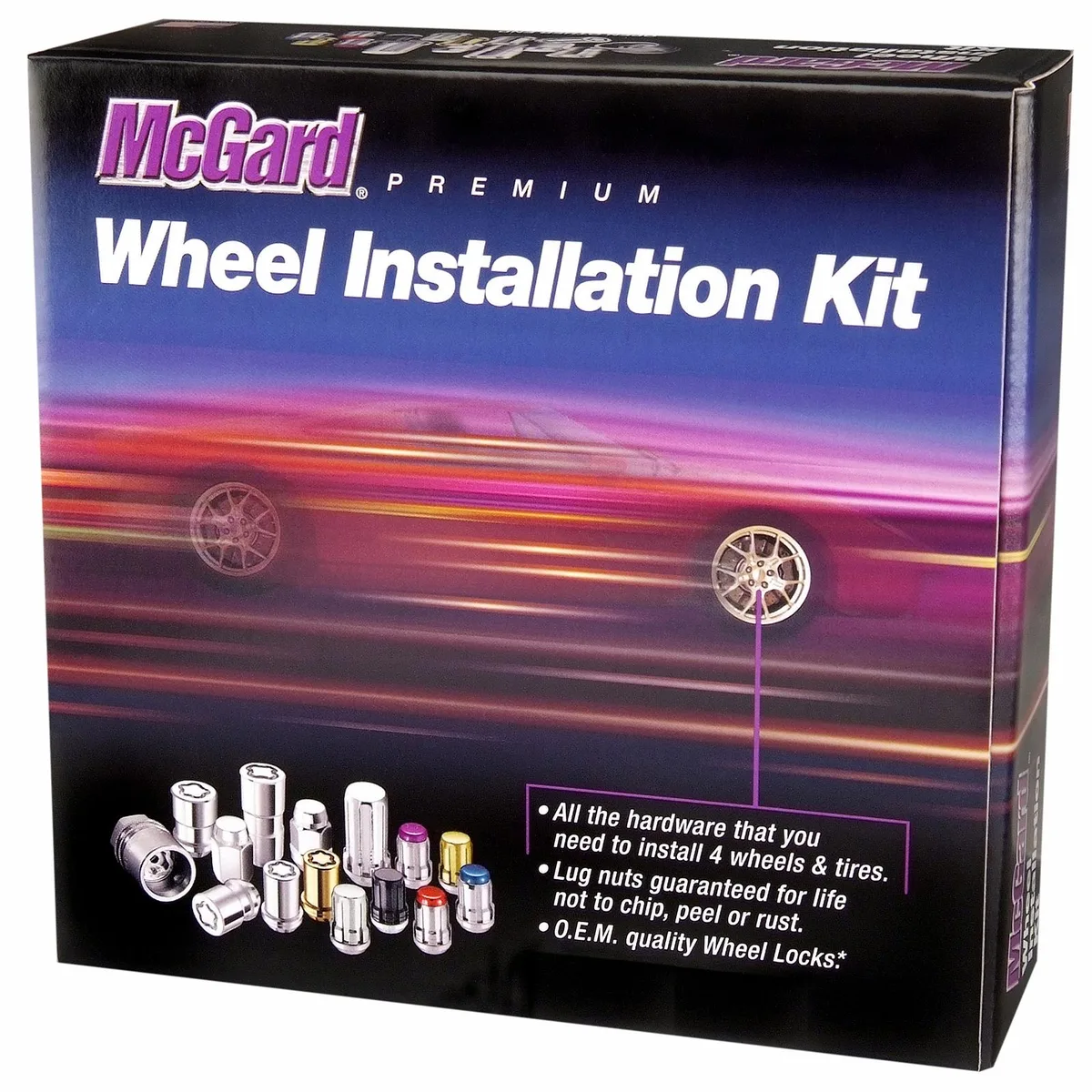 MCGARD MCGARD 65457 Chrome SplineDrive 4 Lug Install Kit M12 x 1.5 — product photo