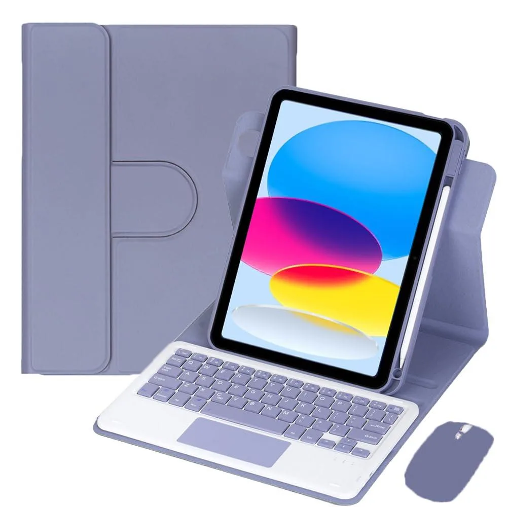 Timoom Timoom 360° Rotating Keyboard Case with Trackpad Lavender Gray — product photo