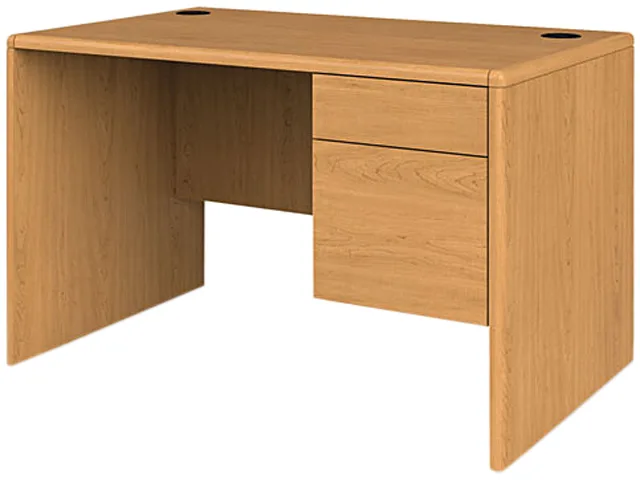 HON HON 107885RCC 10700 Series Right Pedestal Desk 48w 30d 29.5h Harvest — product photo