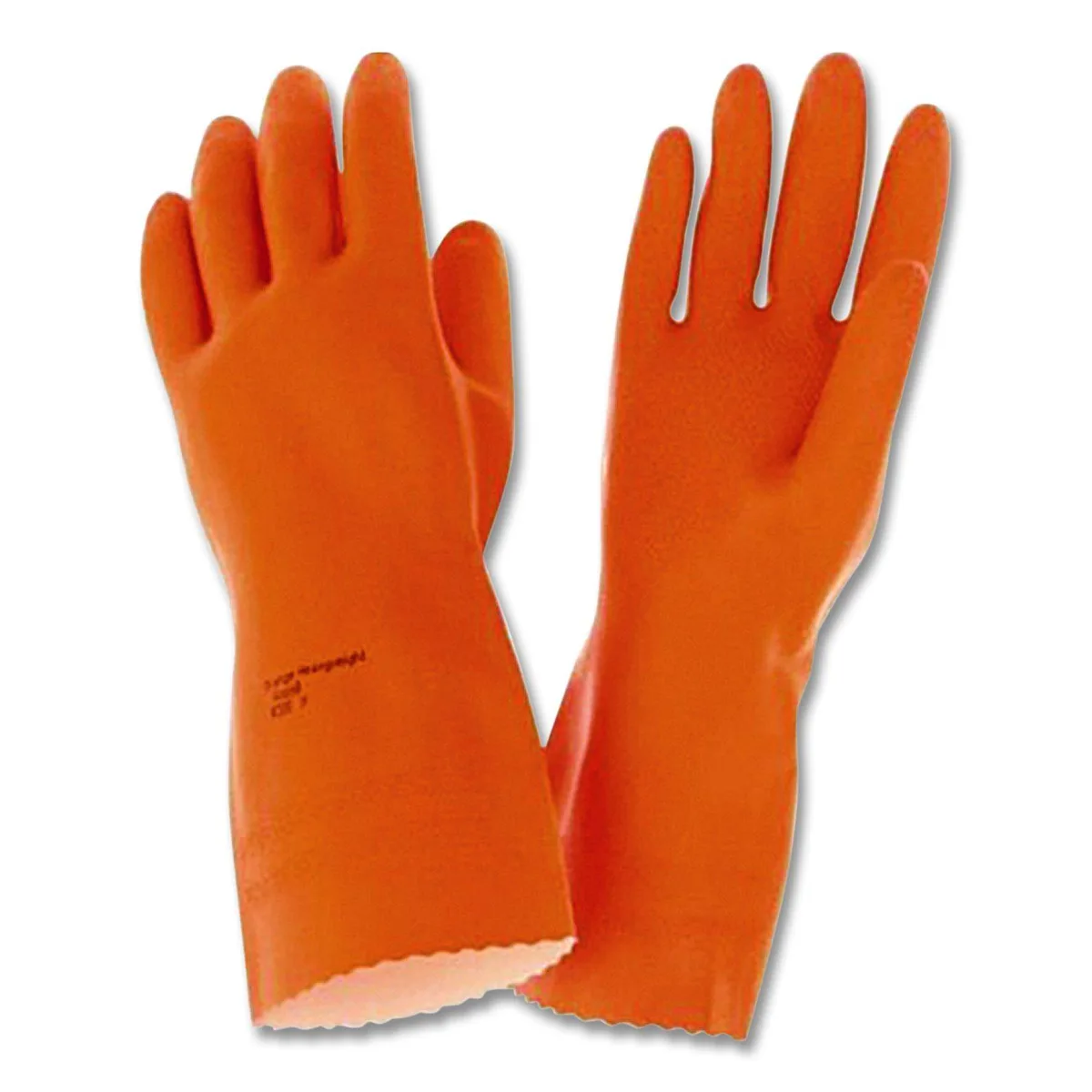 ANSELL ANSELL ANS2089CT 87-208 Heavyweight Latex Gloves Large Orange 144 Pairs — product photo