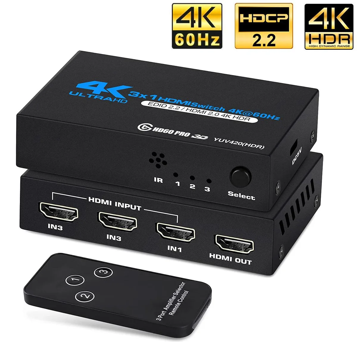 Jansicotek Jansicotek OZQ2-1 3x1 HDMI Switch 4K 60Hz — product photo
