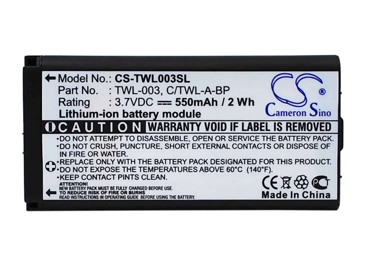 Estry Estry 550mAh 3.7V Lithium Battery for DSi NDSiL NDSi C/TWL-A-BP TWL-003 — product photo