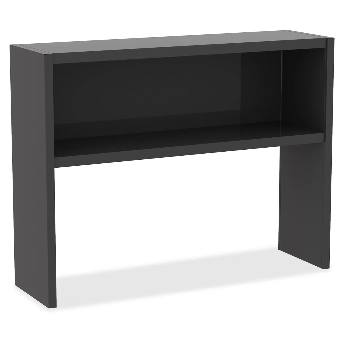Lorell Lorell LLR79172 Stack-On Hutch 48" Charcoal office furniture — product photo