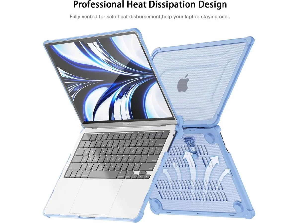 BONAEVER BONAEVER 13 inch MacBook Air Hard Case Light Blue — product photo