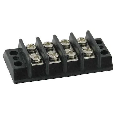 Value Brand Value Brand Terminal Strip 4 Pole 2 Row 20 A 300 V 12 AWG Screw — product photo