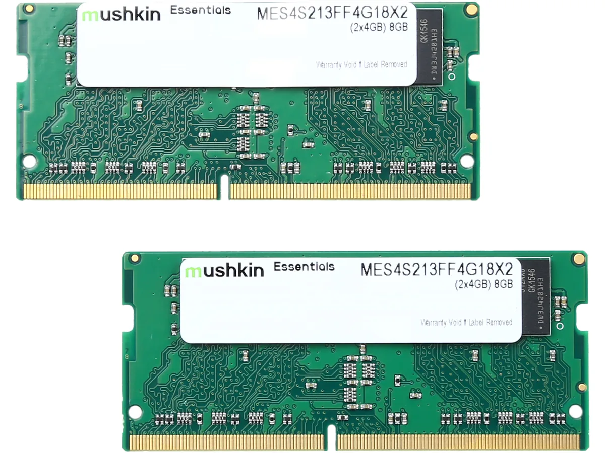 Mushkin Enhanced Mushkin Enhanced MES4S213FF4G18X2 8GB (2 x 4GB) DDR4 2133 CL15 laptop RAM — product photo