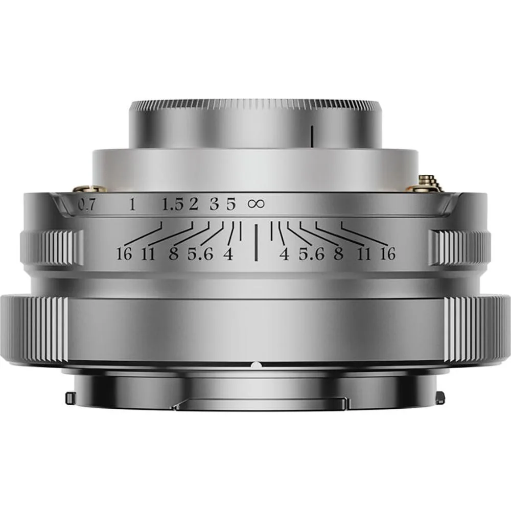 DZOFILM DZOFILM Thypoch Eureka 28mm f/2.8 Fujifilm X White camera lens — product photo