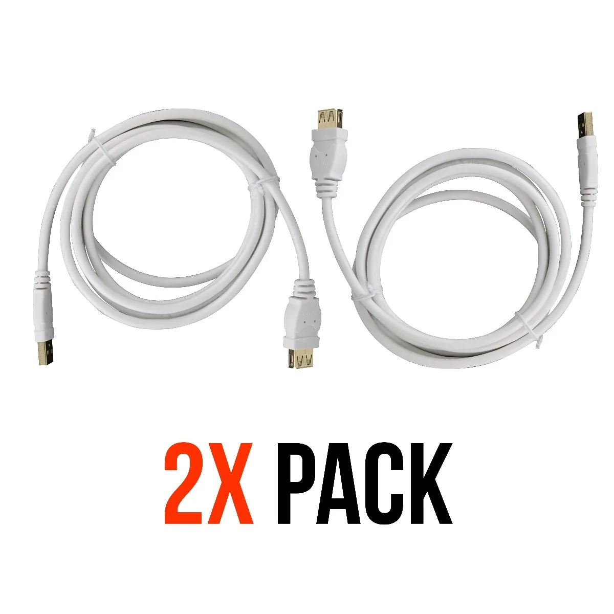 Belkin Belkin SNS-124-SC-H1495-2X-KIT 2-pack USB 1.0 A/A extension cables — product photo