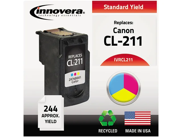Innovera Innovera IVRCL211 tri-colour ink cartridge 244 pages — product photo