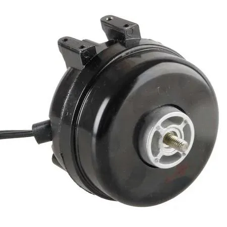 Small transparent unit bearing motor with rear foot mount