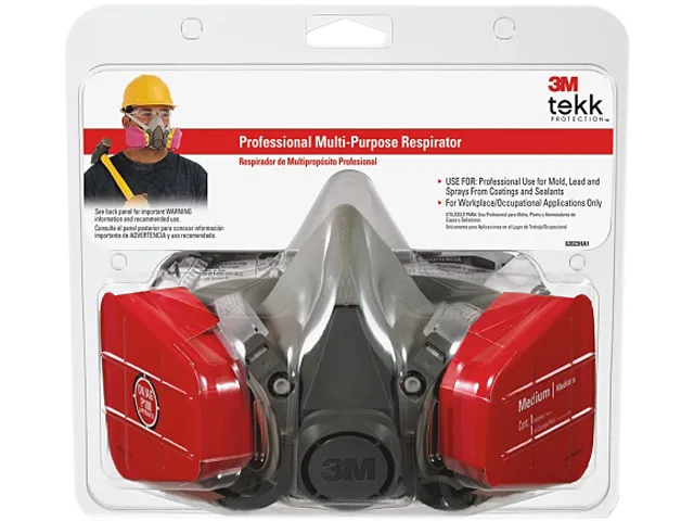 3M 3M 62023HA1C Tekk Protection Multi-purpose Respirator cleaning — product photo