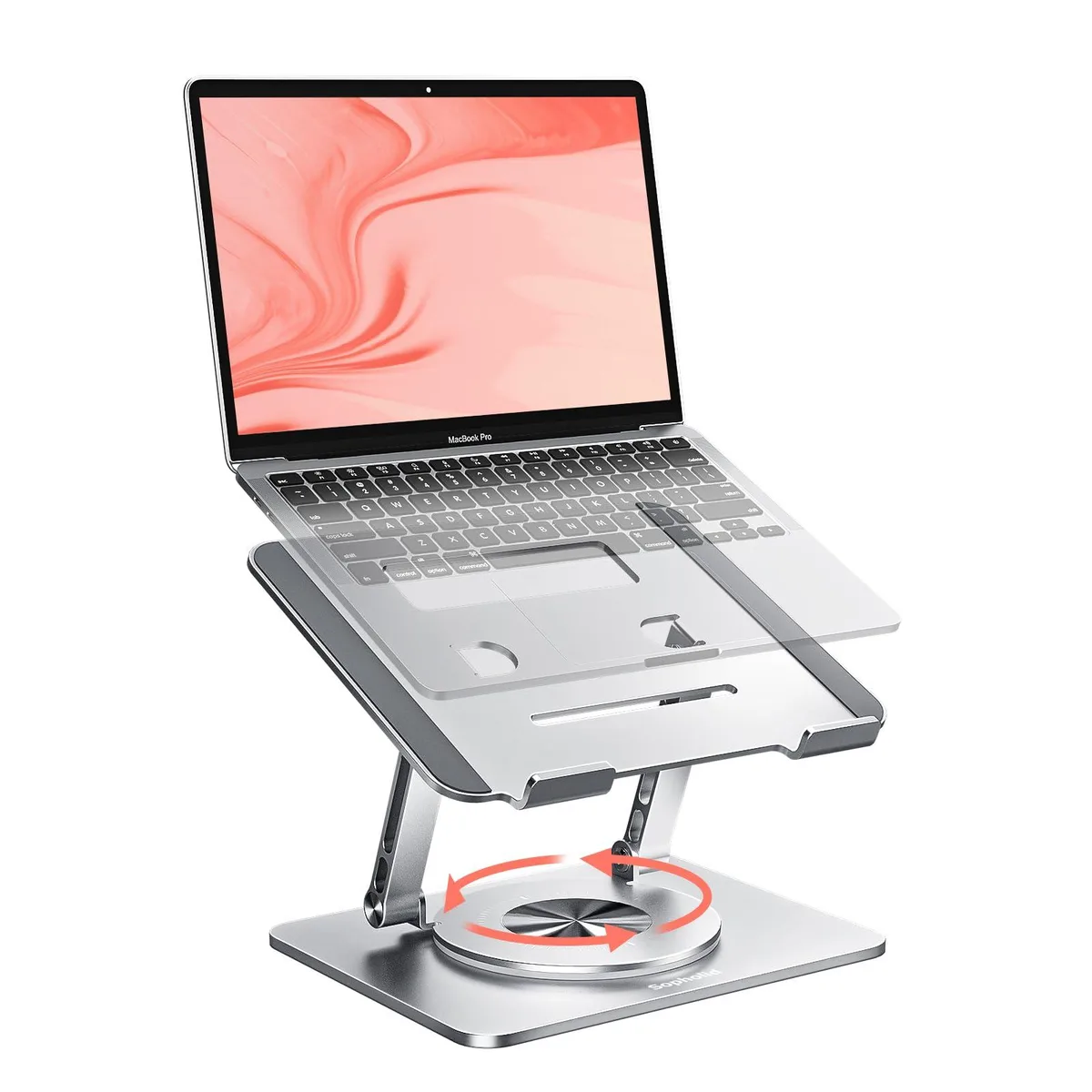 KEHIPI KEHIPI B0088 360° Swivel Laptop Stand Silver 10-17.3" 1.9 lbs — product photo
