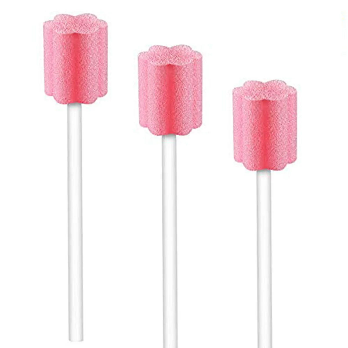  ZIZNBA ZIZ-N03 Oral Care Swabs Pink 50 Count — product photo