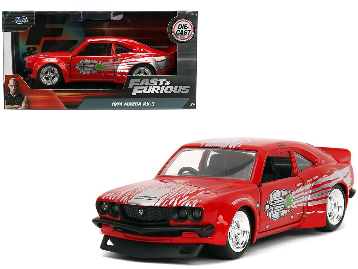 Jada Jada 1974 Mazda RX-3 Red Fast &amp; Furious 1/32 Diecast Car — product photo