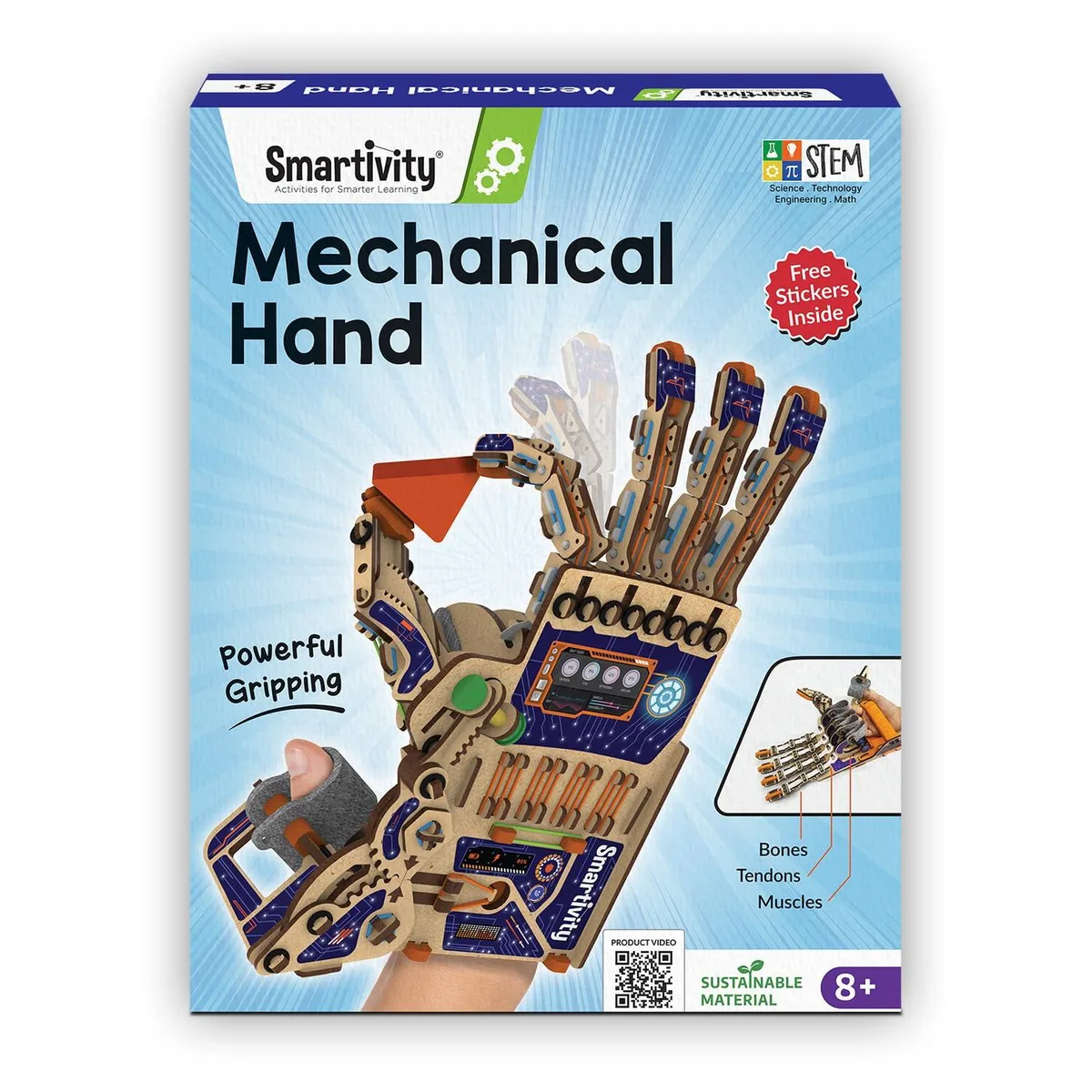  Smartivity Robotic Mechanical Hand STEM Toy Yellow SMRT1135 — product photo