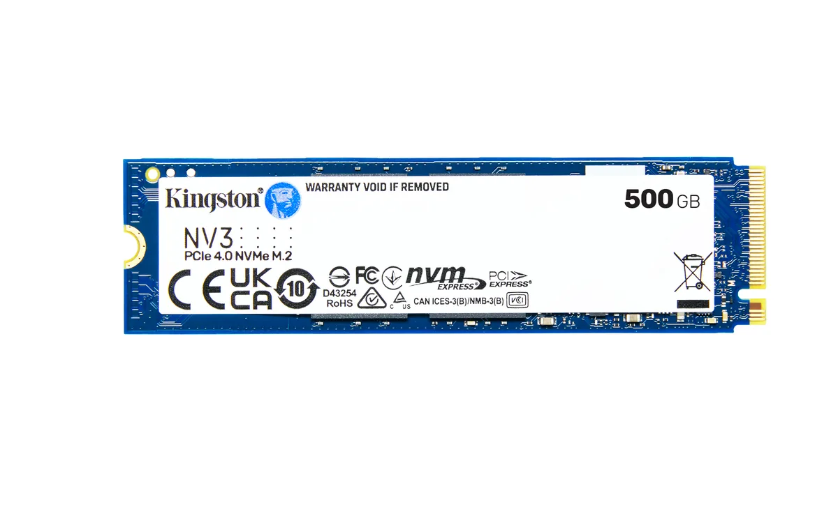 Kingston Technology Corp. Kingston Technology Corp. SNV3S/500G internal SSD — product photo