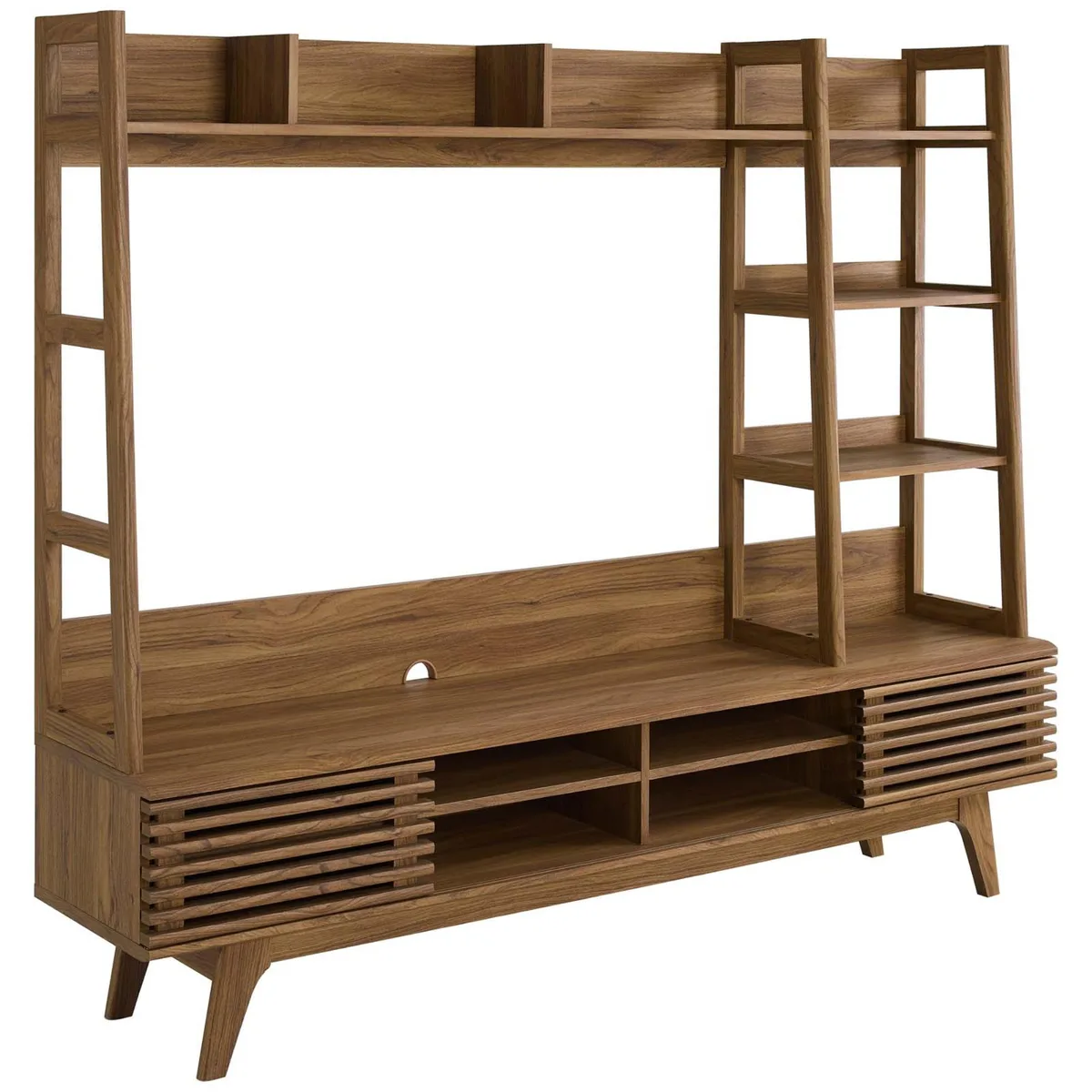 Modway Furniture Modway Furniture Render TV Stand Walnut 70"W 58.5"H 15"D 50" TV 110lb — product photo