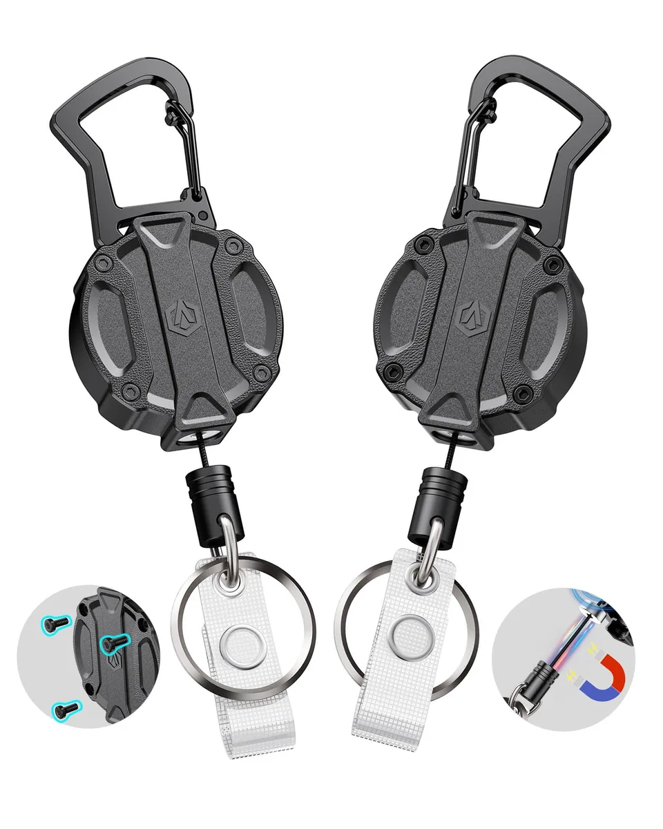  Viator Gear CYY016-RP2-2Pack keyholder 2-pack 30.5" Dyneema cord 25oz magnetic clip — product photo