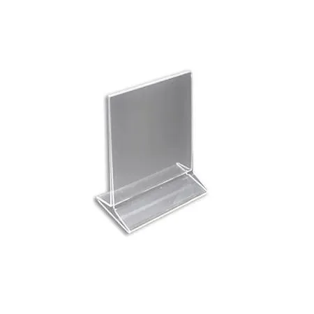 Azar Displays Azar Displays 142709 5.5" x 7" Top-Load Two-Sided Sign Holder Clear PK10 — product photo