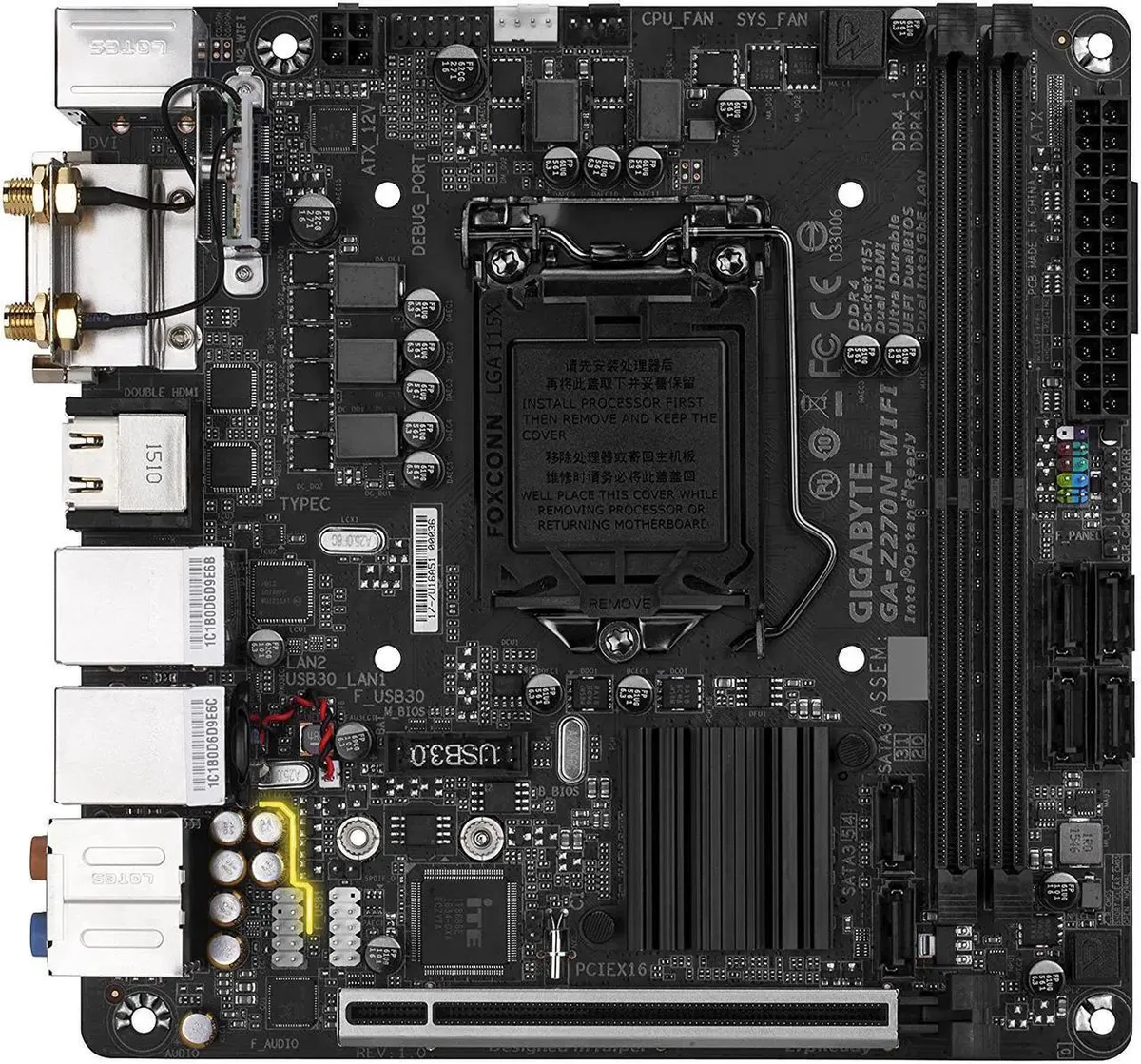 GIGABYTE GIGABYTE GA-Z270N-WIFI rev. 1.0 motherboard accessory — product photo