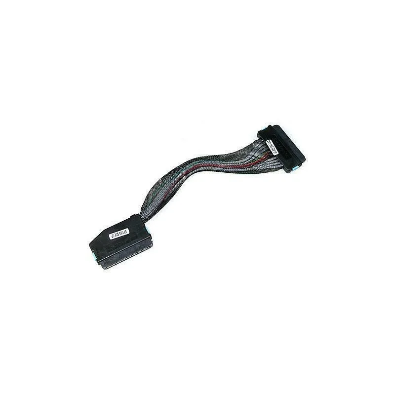 Dell Tx846 11 inch SAS backplane cable, flat ribbon design, black connectors