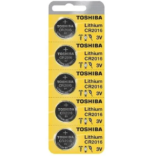 NShi NShi CR2016 3V lithium coin cell battery 5 pack — product photo