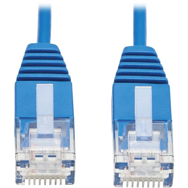 Tripp Lite Tripp Lite N200-UR6N-BL Cat6 Ultra-Slim Ethernet Cable Blue 6in — product photo