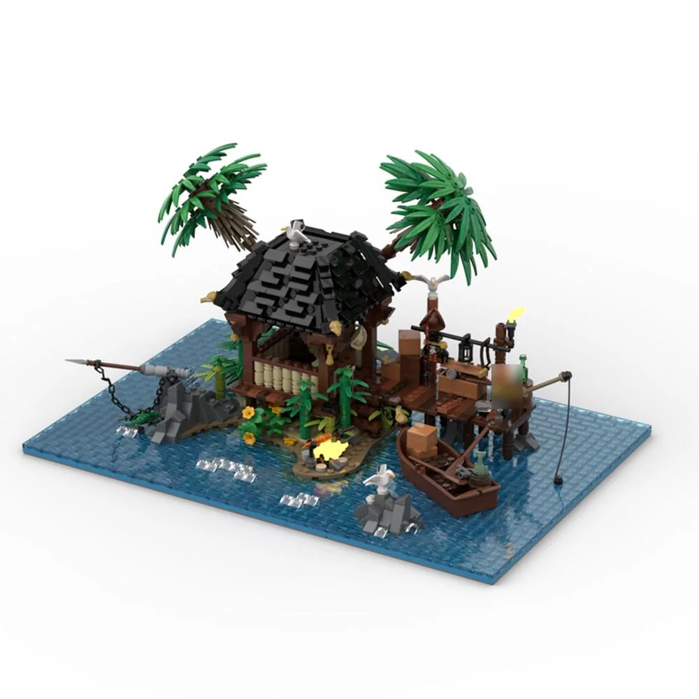 ZITIANYOUBUILD ZITIANYOUBUILD MOC-117300+MOC-110117 A Pirate's Getaway 1874 Parts — product photo