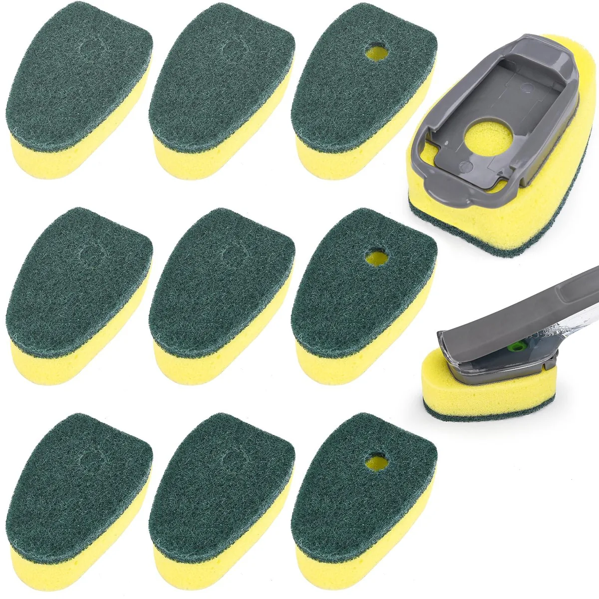 Scotch-Brite Dishwand Sponge Refills 10 Pack Green — product photo