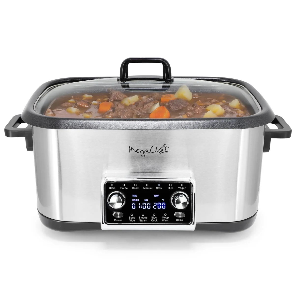 MegaChef MegaChef 8 Quart 12-in-1 Deluxe Multi Cooker with Sous Vide — product photo