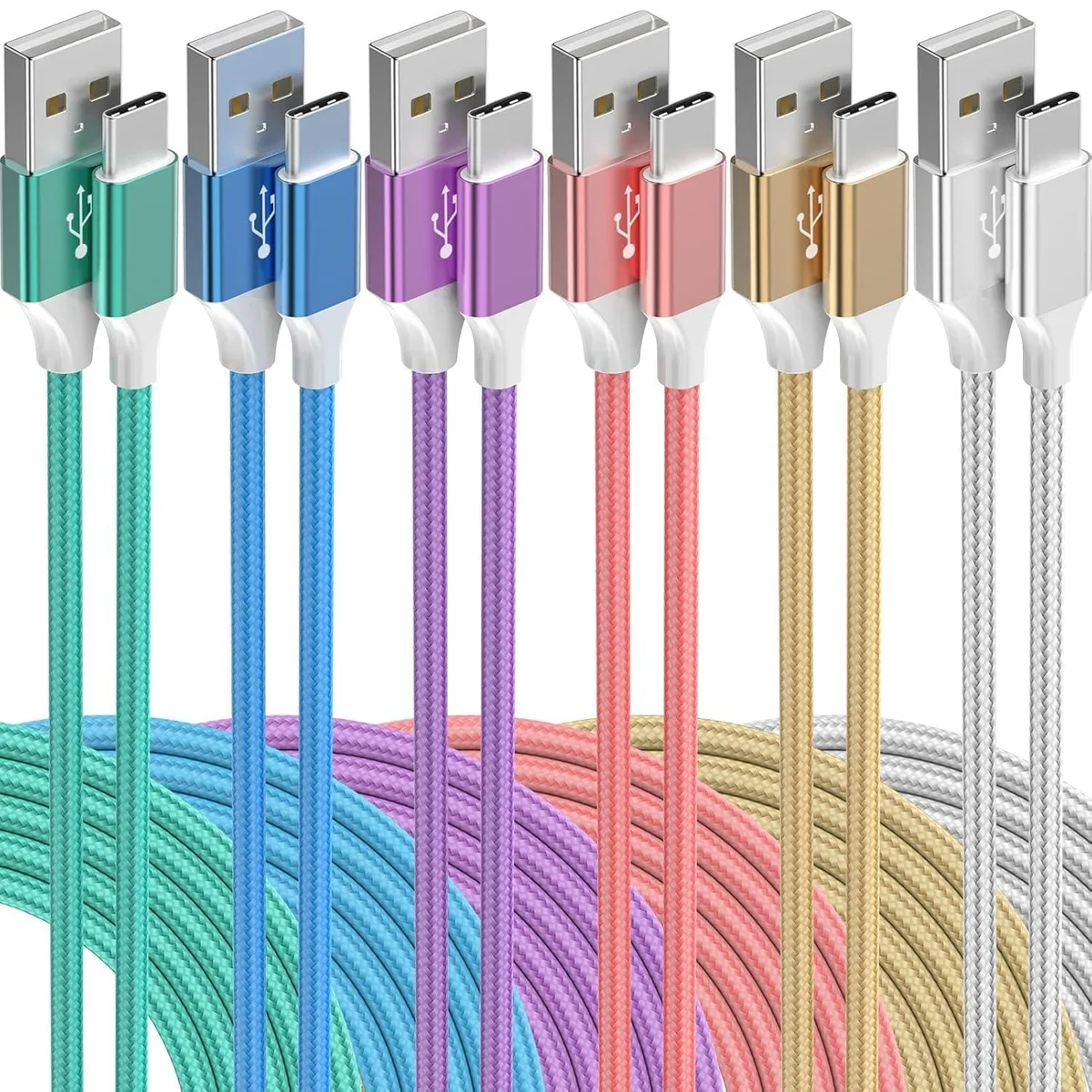 Kootion Kootion 6-Pack USB-C Cable 3/6/10ft 480Mbps 3A — product photo